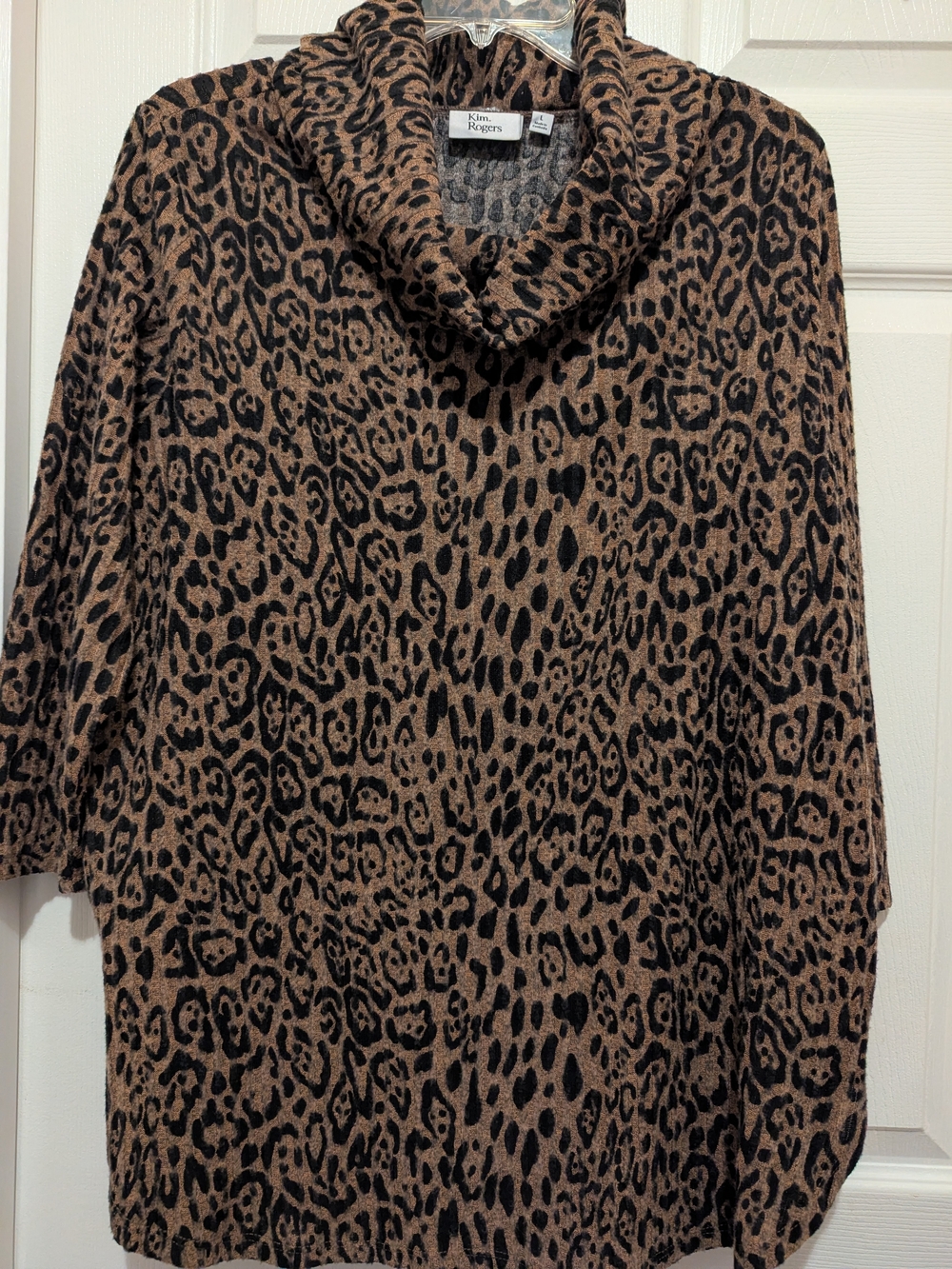Kim Rogers Animal Print Tunic Top